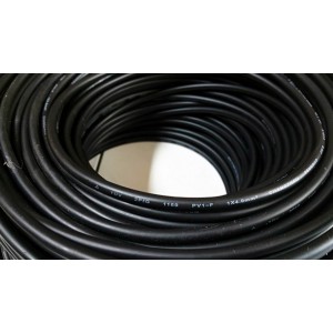 สายไฟสำหรับโซล่าเซลล์ มาตรฐาน TUV  - Solar Cable PV1-F เบอร์ 1 x 4 sq.mm (สีแดง) (1ม้วน 100เมตร)  